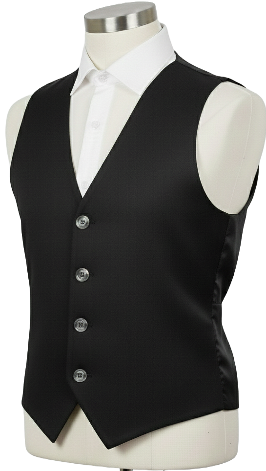 ווסט שחור קלאסי לישיבות